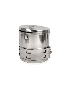 กล่องชั้นวางถาดสแตนเลสแบบถอดออกได้เทปคาสเซ็ทเครื่องมือฆ่าเชื้อทางทันตกรรมสำหรับ4ชิ้น - Product Image 4