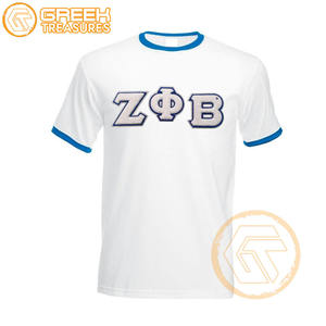 Venta al por mayor personalizada Zeta Phi Beta mujeres camiseta ropa algodón camisetas más finas mujeres fraternidad prendas - Product Image 2