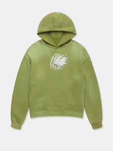 Sweat à capuche streetwear pour homme écologique Vintage Acid Wash Sun Faded Distressed Pockets Heavyweight French Hoodie - Product Image 3