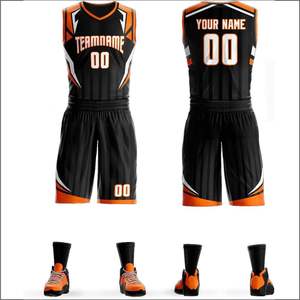 Uniforme de Baloncesto Personalizado de Última Tendencia, Pantalones Cortos Transpirables con Estampado Sublimado, Diseño de Logotipo de Equipo, Nueva Llegada - Product Image 1