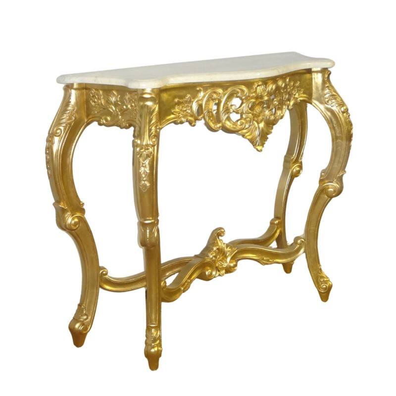 ทองคำเปลว + หินอ่อนสีขาวด้านบน