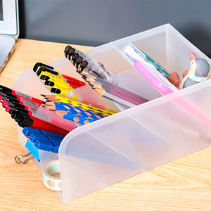 Organizador de Escritorio para Oficina o Escuela con Lápices de Colores y Bolígrafos - Colores Surtidos - Product Image 4