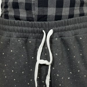 Custom Cotton Fleece <b>Men</b> <b>Shorts</b> Soft Warm Breathable Casual <b>Shorts</b> <b>for</b> <b>Loungewear</b> Streetwear Rhinestone Fleece <b>Men</b> <b>Shorts</b> - Product Image 6