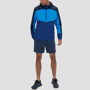 OEM Custom <b>Cycling</b> Waterproof Jacket for Men Splicing Color Outdoor Climbing Wear Plus Size Breathable Printed Techniques - Product Image 3