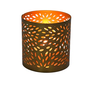 Petits bougeoirs et porte-bougie en laiton faits à la main de luxe avec un design unique découpé au laser pour Noël, Pâques et la décoration intérieure toute l'année - Product Image 6