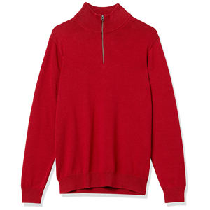 Sweat-shirt à fermeture éclair sur le devant, très vendu, confortable, décontracté, en coton mélangé, manches longues, col montant, léger, pull-over - Product Image 1