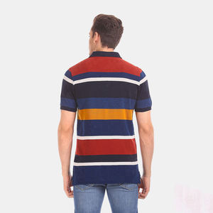 เสื้อโปโลแขนยาวแบบลำลองระบายอากาศลายพื้นทำจากผ้าฝ้ายออกแบบได้ตามที่ต้องการ - Product Image 4