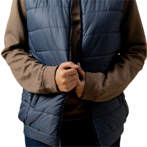 Chaleco acolchado cálido para mujer, para vestir informal de invierno, chaleco acolchado aislado sin mangas con cremallera, chaleco acolchado para mujer - Product Image 4