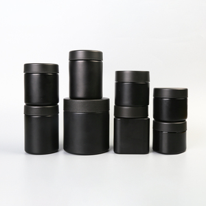 KDG Pot <span class=keywords><strong>en</strong></span> <span class=keywords><strong>verre</strong></span> résistant aux enfants 35ml 80ml 100ml 130ml 180ml 300ml 500ml Peinture d'emballage Pot de fleurs sèches <span class=keywords><strong>en</strong></span> <span class=keywords><strong>verre</strong></span> noir - Product Image 1
