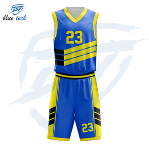 Uniforme de basket-ball par sublimation avec logo personnalisé OEM personnalisé respirant - Product Image 6