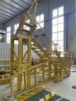 Plateforme offshore robuste en PRV résistant à la corrosion pour plateformes pétrolières et gazières avec service de découpe et assemblage sur mesure