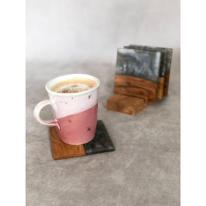 Dessous de verre carré en bois de la plus haute qualité Fini lisse en bois durable Parfait pour la protection et le service de la table de thé - Product Image 1