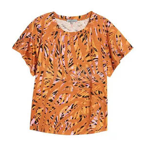 Vente chaude Sublimation T-Shirt Respirant Sublimation T-Shirt Femmes Confortable Streetwear Sublimation T-Shirts - Product Image 1