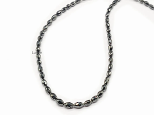 ลูกปัดเพชรดำเหลี่ยมเจียระไน 3 มม. แท้ คุณภาพสูง สำหรับทำเครื่องประดับ แบบเส้นเต็ม ตรวจสอบโดยบุคคลที่สาม - Product Image 2