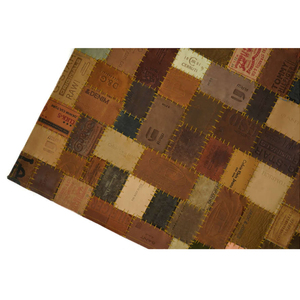 Tapis en cuir patchwork attrayant fabriqué à partir de tapis et carpettes décoratifs durables pour tapis et ensembles - Product Image 4