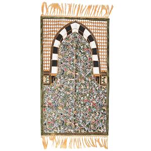 Cachemire tissé à la main Jainemaz laine douce lavable carré maison tapis de prière tapis musulman - Product Image 5