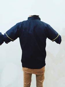 เสื้อยืดแขนสั้นคอกลมสำหรับผู้ชายและผู้หญิง,เครื่องแบบทำงานสำหรับร้านตัดผมร้านเสื้อยืดผ้าคอตตอนสวมใส่สบายทรงหลวมใส่ได้ทั้งผู้ชายและผู้หญิง - Product Image 2