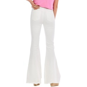 Pantalones Vaqueros de Mujer OEM, Diseño Personalizado, Cintura Alta, Pierna Ancha, Holgados, Desgastados, a la Moda, de Mezclilla - Product Image 6