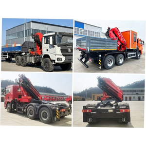 300hp 340hp Heavy Truck Mounted Crane Hydraulic Boom 6*4 16 Tons Folding Oom Crane Truck Rear <b>Ladder</b> Shacman Truck with Crane - Product Image 6