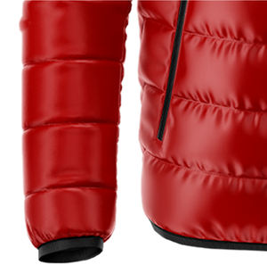 Custom Two-Tone Color Block Puffer Jacket for Men Winter Warm Long Sports Wear with Down New Condition Direct From Manufacturer - Product Image 4