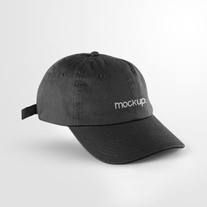 Casquette de baseball vintage à 6 panneaux en sergé de polyester/coton de style sportif avec patch brodé en 3D boucle métallique en laine unie - Product Image 3