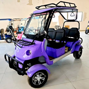 Carrito de Golf Eléctrico Personalizado al por Mayor, 2 Plazas, para Caza y Todoterreno, Carrito de Golf Chino 2+2, 4 Asientos - Product Image 3