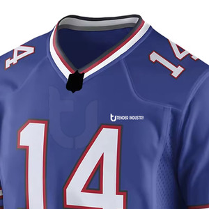 Camisetas personalizadas de fútbol americano con nombre y número impresos personalizados, conjuntos transpirables de talla grande - Product Image 3