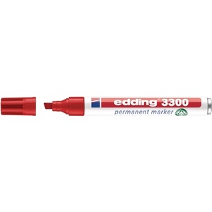 <span class=keywords><strong>EDDING</strong></span> 3300 Paquete de 10 Marcadores Permanentes Rojos Punta de Cincel Ancho de Línea de 1-5 mm - Product Image 1