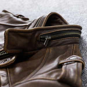 Shirt Collar Classic <b>Trucker</b> Outfit Casual Smooth Lightweight Canvas Sheep Leather <b>Jacket</b> Rugged Rebel Waterproof Breathable - Product Image 2