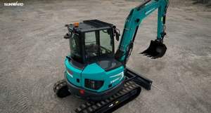 รถขุดขนาดเล็ก SWE 60UF พร้อมเครื่องยนต์ 35 กิโลวัตต์ ความจุบุ้งกี๋ 0.18 ลูกบาศก์เมตร ผลิตในสหรัฐอเมริกา - Product Image 5