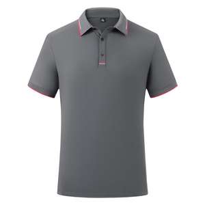 T-shirt de golf à séchage rapide de haute qualité pour hommes personnalisé de couleur unie style polo coupe ample grande taille approvisionnement d'usine haut vierge - Product Image 2