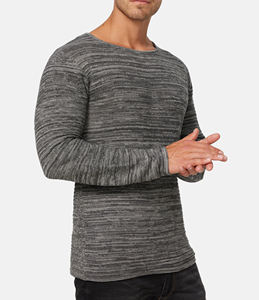 Custom Men Crew Neck <b>Sweatshirt</b> Embroidered Logo Heavy Cotton <b>Sweatshirts</b> Men Plain Oversize Pullover <b>Sweatshirt</b> - Product Image 5