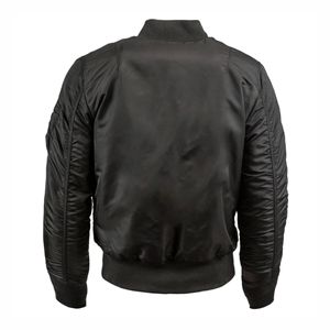 High Quality Men's Casual Stand Canvas Bomber <b>Jacket</b> Zipper Front Custom Digital Printing Breathable Thick Winter OEM Service - Product Image 4