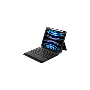 Étui clavier Netzy 2024 à bordure noire pour iPad Pro 11 avec support Bluetooth intégré et coque de tablette au style mignon - Product Image 3