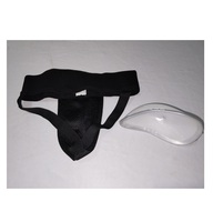 Protège-entrejambe noir en polyester de haute qualité pour hommes, marque OEM, pour arts martiaux, entraînement de kick-boxing, avec logo personnalisé