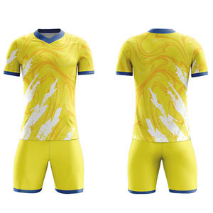 2025 nouveau maillot de football pour hommes ensemble complet polyester entraînement sublimé uniforme de football vêtements de sport conception personnalisée et uniforme de logo - Product Image 1