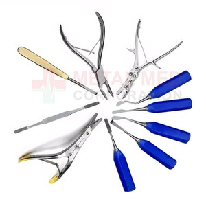 Ensemble d'instruments chirurgicaux pour rhinoplastie, 10 pièces, manuel, acier inoxydable allemand, par Metal Med Corporation - Product Image 2