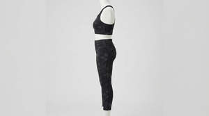 Ensemble de yoga 2 pièces pour femme, taille plus, respirant, réversible, couleur unie, taille mi-haute, tenue de sport pour le fitness, dernière mode - Product Image 2