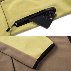 Chándales de jogging de algodón 100% de alta calidad del fabricante de Pakistán para hombres, opciones de talla grande transpirables, diseño de cremallera OEM - Product Image 2