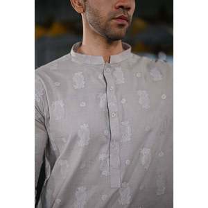 เสื้อโค้ทยาวแบบกระดุมแถวเดียวของดาร์วิน - Product Image 4