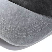 Gorra Trucker de Malla de Sarga de Algodón Estilo Hip Hop al por Mayor, con Logotipo Personalizado Impreso, de 5 Paneles, Bordada, Transpirable e Impermeable, Gorras Deportivas