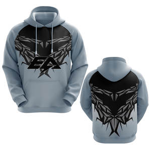 Sudadera con capucha de alta calidad para hombre con logotipo personalizado y técnica Puff, ropa deportiva larga de invierno para impresión por sublimación - Product Image 1