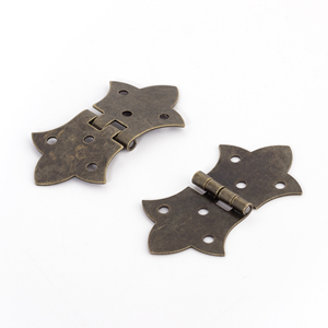 270 độ lật đầu bản lề sắt cổ điển cho rương, hộp đồ trang sức Antique Bronze trang trí kim loại bản lề nhỏ hộp gỗ - Product Image 3