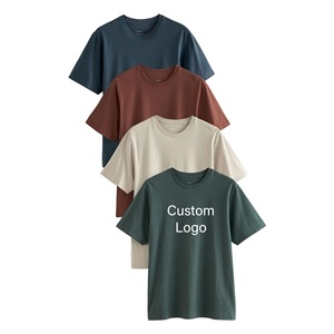 Venta al por mayor 100% algodón de los hombres de gran tamaño de manga corta Camiseta personalizada impresión gráfica suelta impresa - Product Image 3