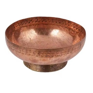 Cuenco de servicio sólido de bronce puro Kansa para postres, helados, aperitivos y Decoración de mesa de comedor, cuenco de cobre - Product Image 5