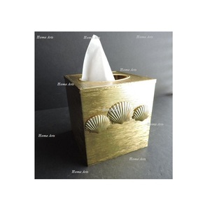 Premium Quality Aluminium <b>Tissue</b> <b>Box</b> Square Shape Customized Size Napkin Storage <b>Box</b> For Home Hotel Use - Product Image 1