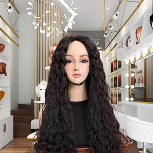 Perruque Full Lace pour femmes de Ho Chi Minh City avec bonnet en dentelle HD sans colle, ligne de cheveux naturelle et couleur personnalisée - Product Image 4