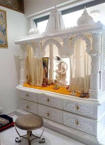 White Marble <strong>Temple</strong> Marble <strong>Temple</strong> for <strong>Home</strong> Handmade White Marble Best Quality Indoor - Product Image 5