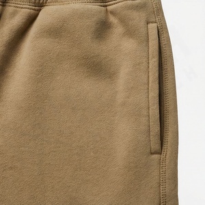 กางเกงแทร็คผ้าฝ้ายออร์แกนิคเนื้อหนาทรงหลวมเอวกลางแบบทำเก่าสำหรับผู้ชาย พร้อมแผ่นปะ ดีไซน์ทนทาน คุณภาพพรีเมียม - Product Image 5