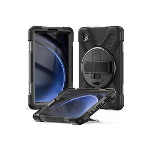 Housse de protection pour tablette Samsung Galaxy Tab A9, 10,5 pouces, en silicone noir, résistante aux chocs - Product Image 1